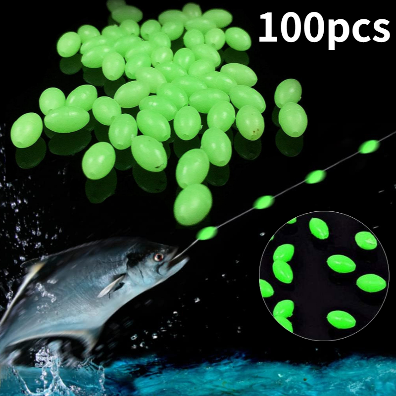 Fishing Equipment On Sale - 100 шт./лот овальные ночные светящиеся рыболовные