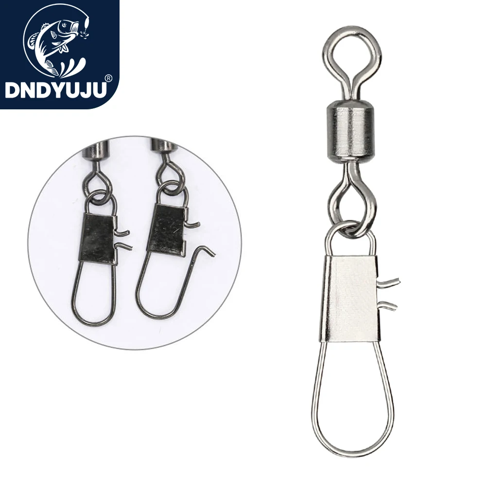 Fishing Equipment Tackle - DNDYUJU 50 шт. рыболовный соединитель, вращающийся