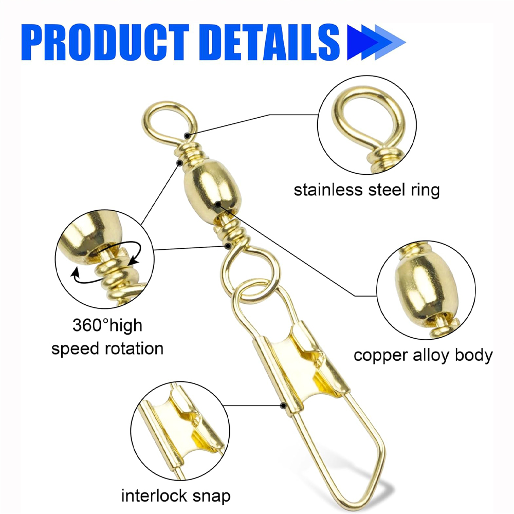 50 шт. золотой рыболовный верт – обзор и цена Fishing Equipment Tackle