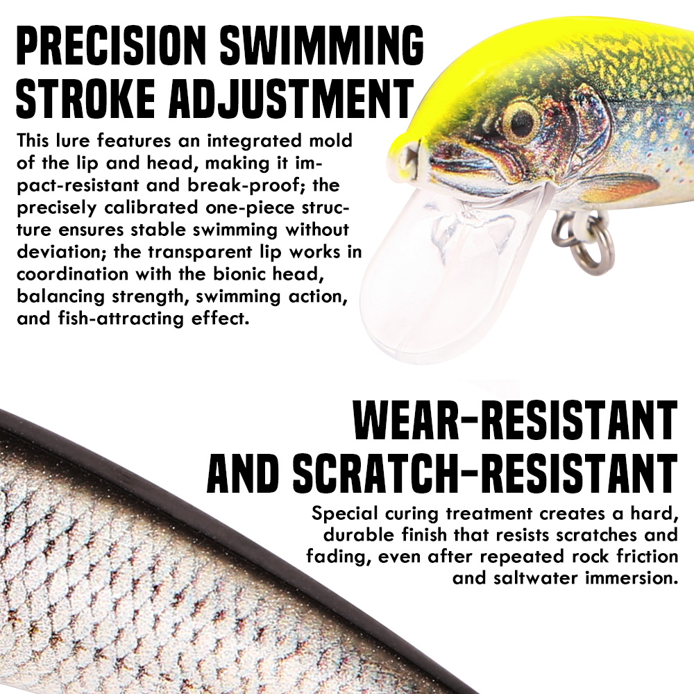 Воблеры B&U Fishing Lures Sink – обзор и цена Trout Fishing Lure