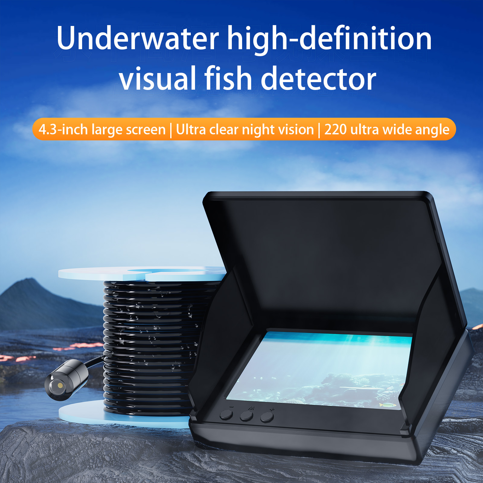 Подводная камера для рыбалки 4 – обзор и цена Underwater Fishing Camera