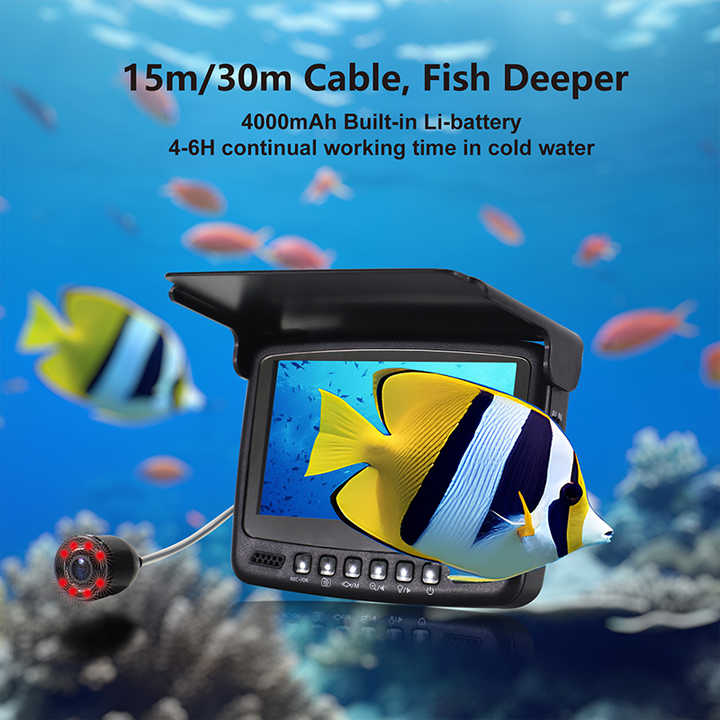 4,3-дюймовый экран, подводная  – обзор и цена Underwater Fishing Camera