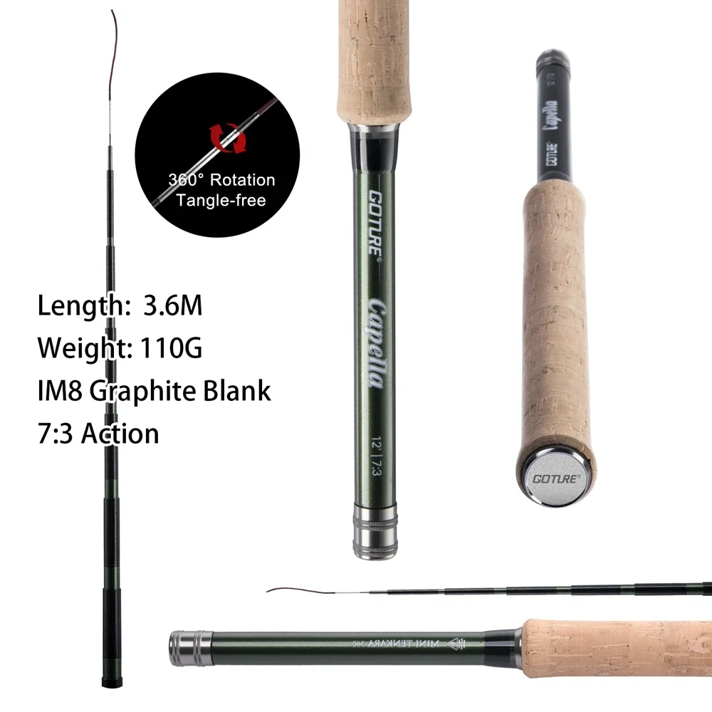 Удочка Goture 12FT Classical T – обзор и цена Trout Fishing Lure